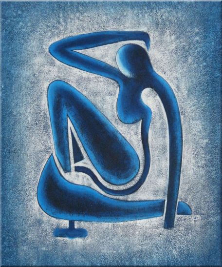 Blue Nude, Matisse Reproduction Oil Painting Portraits Woman Modern Fauvism 24 x 20 Inches