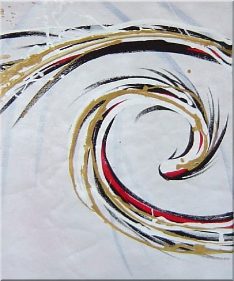 Vortexing Phoenix - 3 Canvas Set 3-canvas-set,nonobjective decorative  24 x 60 inches
