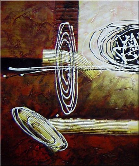 Decorative Splitted Paintings - 3 Canvas Set 3-canvas-set,nonobjective decorative  24 x 60 inches