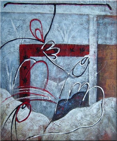 Decorative Hand Painted Canvas Art Set - 3 Canvas Set 3-canvas-set,nonobjective decorative  24 x 60 inches