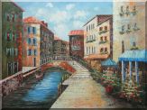 Streets of Venice Oil Painting Italy Naturalism 36 x 48 inches
