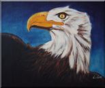 American Bald Eagle Head Oil Painting Animal Modern 20 x 24 inches