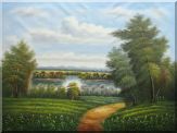 Trail of Serenity Oil Painting Landscape River Classic 36 x 48 inches