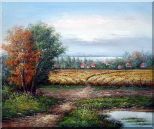 The Harvest Oil Painting Landscape Naturalism 20 x 24 inches