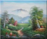 To the Mountain Oil Painting Landscape Naturalism 20 x 24 inches