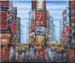 Times Square of New York City Oil Painting Cityscape America Impressionism 20 x 24 inches