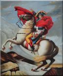 Napoleon Crossing the Alps, Jacques-Louis David Oil Painting Portraits Classic 24 x 20 inches