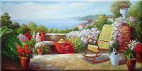 Wonderful Place Oil Painting Mediterranean Classic 24 x 48 inches