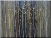 Tree Branches in Modern Background Oil Painting Landscape Decorative 30 x 40 inches