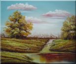 Autumn's Majesty Oil Painting Landscape Naturalism 20 x 24 inches