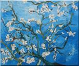 Branches of Almond Tree in Blossom, Van Gogh Reproduction Oil Painting Flower Post Impressionism 20 x 24 inches