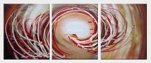 Soaring - 3 Canvas Set Oil Painting Nonobjective Decorative 24 x 60 inches